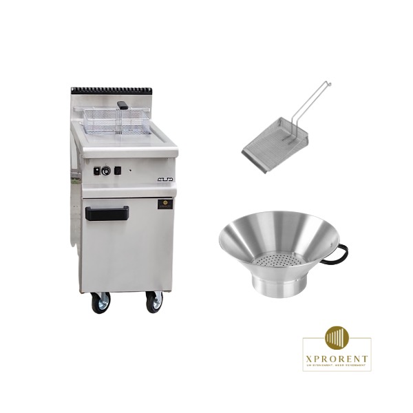 Friteuse 18L met toebehoren